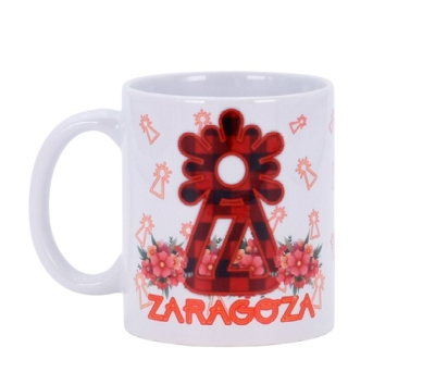 Taza Virgen del Pilar Zaragoza como regalo para mañico